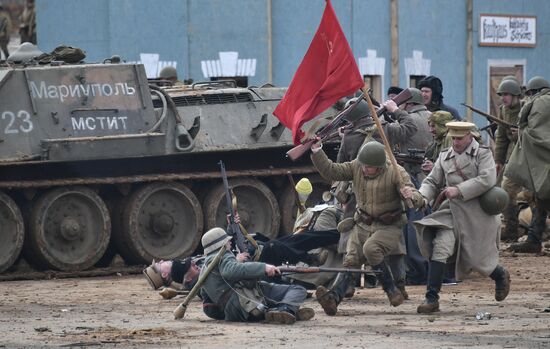 The Battle of Berlin military historical re-enactment