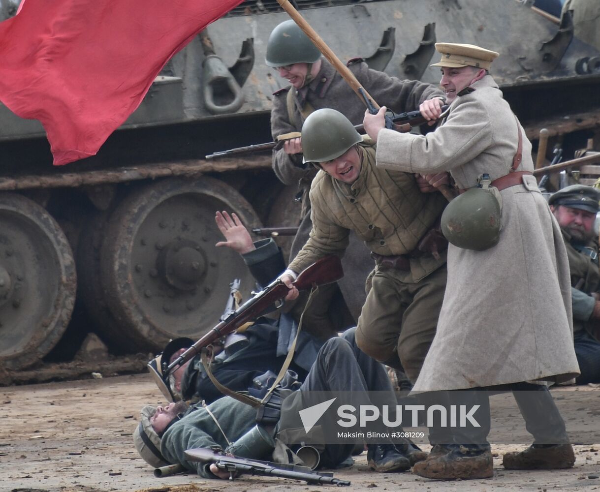 The Battle of Berlin military historical re-enactment