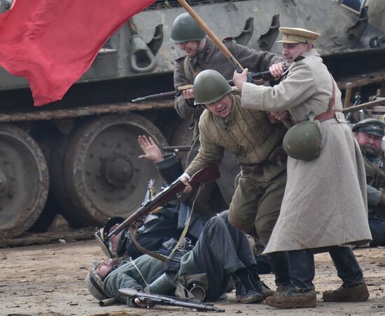 The Battle of Berlin military historical re-enactment