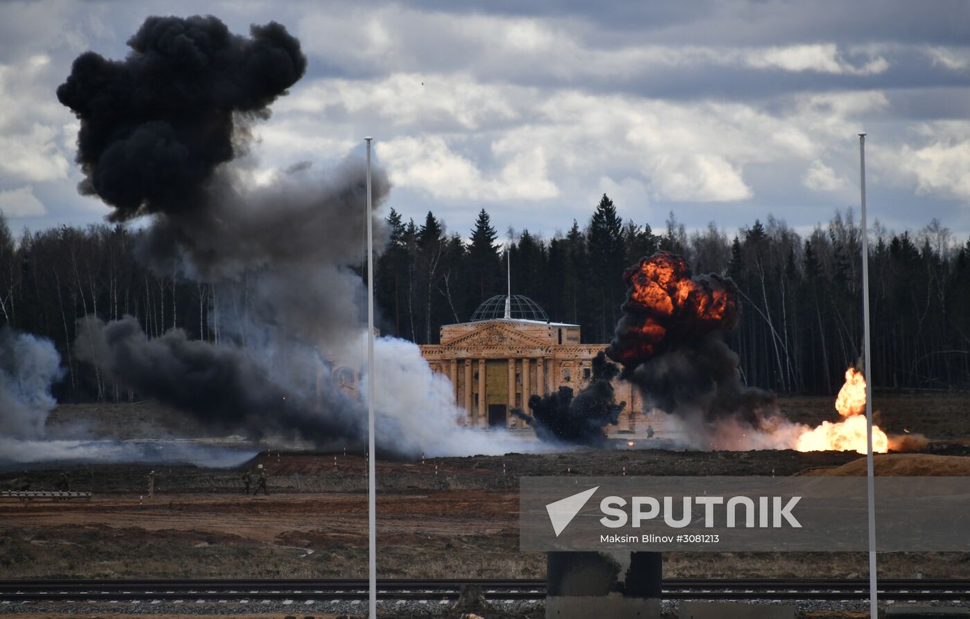 The Battle of Berlin military historical re-enactment