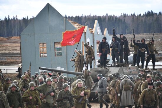 The Battle of Berlin military historical re-enactment