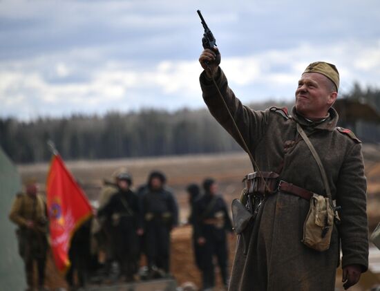 The Battle of Berlin military historical re-enactment