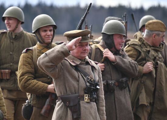 The Battle of Berlin military historical re-enactment