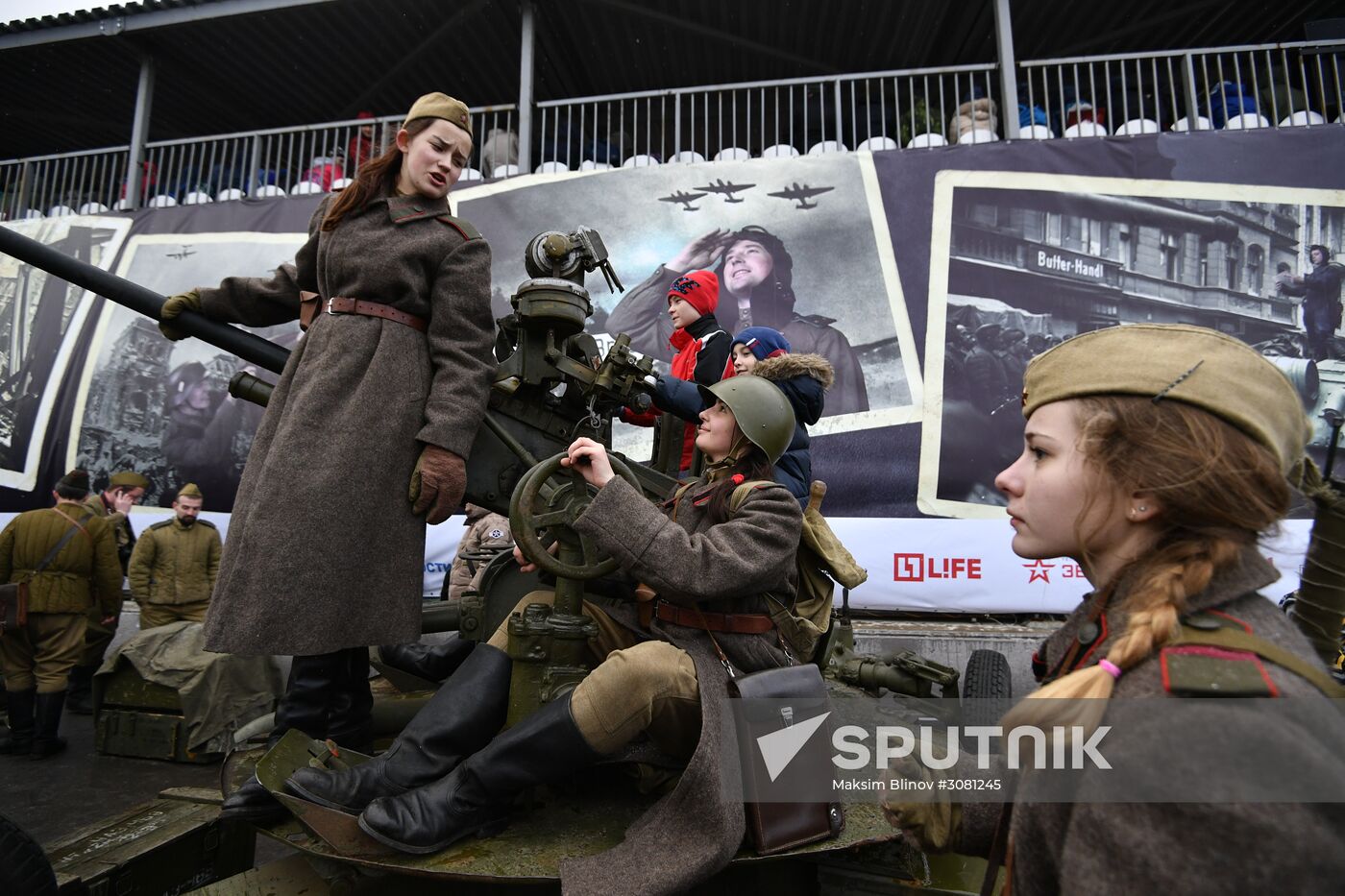 The Battle of Berlin military historical re-enactment