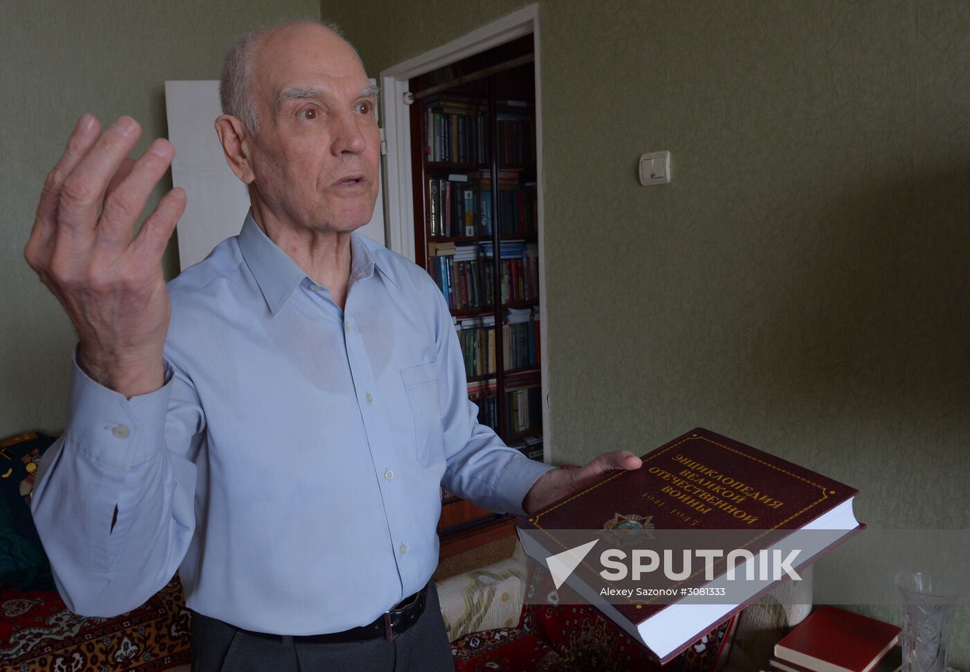 WWII veteran Nikolai Borisov from Voronezh