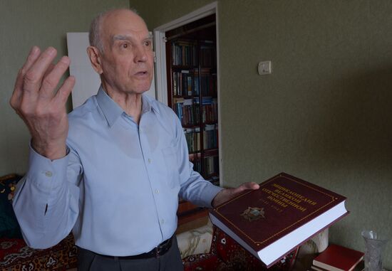 WWII veteran Nikolai Borisov from Voronezh