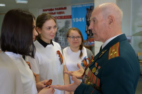 WWII veteran Nikolai Borisov from Voronezh