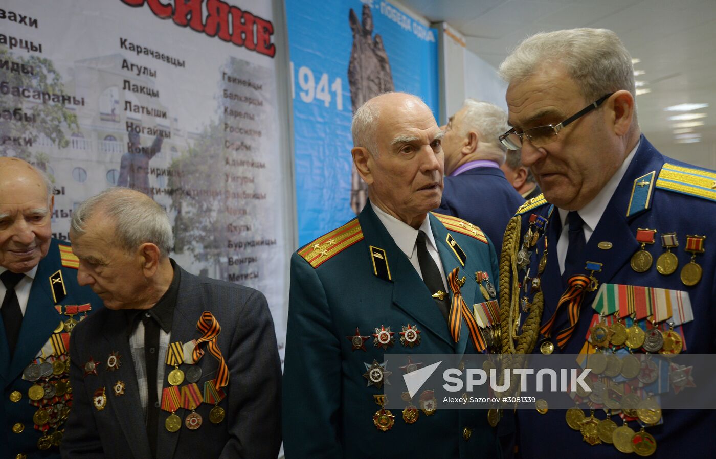 WWII veteran Nikolai Borisov from Voronezh