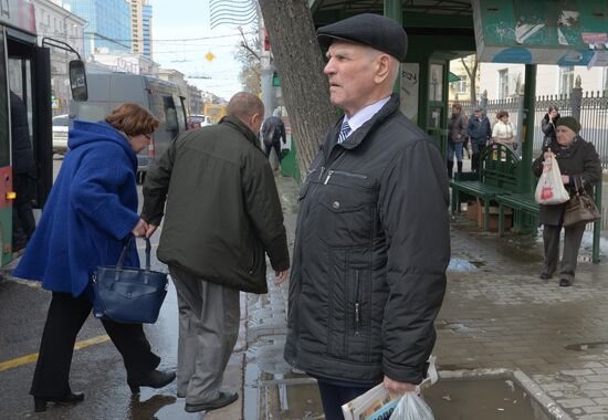WWII veteran Nikolai Borisov from Voronezh