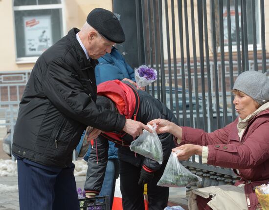 WWII veteran Nikolai Borisov from Voronezh