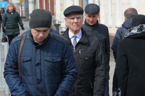 Great Patriotic War veteran Boris Nikolayevich from Voronezh