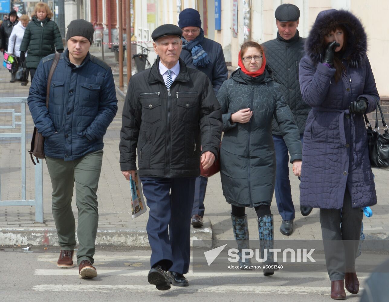 WWII veteran Nikolai Borisov from Voronezh