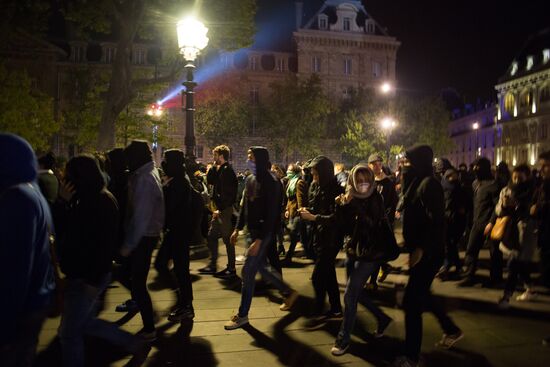 Protests in Paris