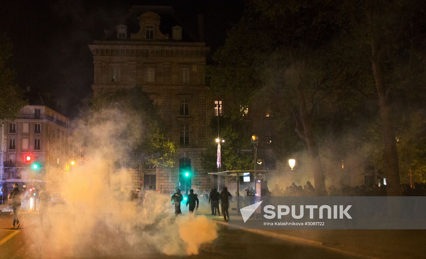 Protests in Paris