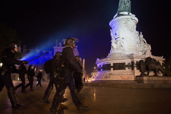 Protests in Paris