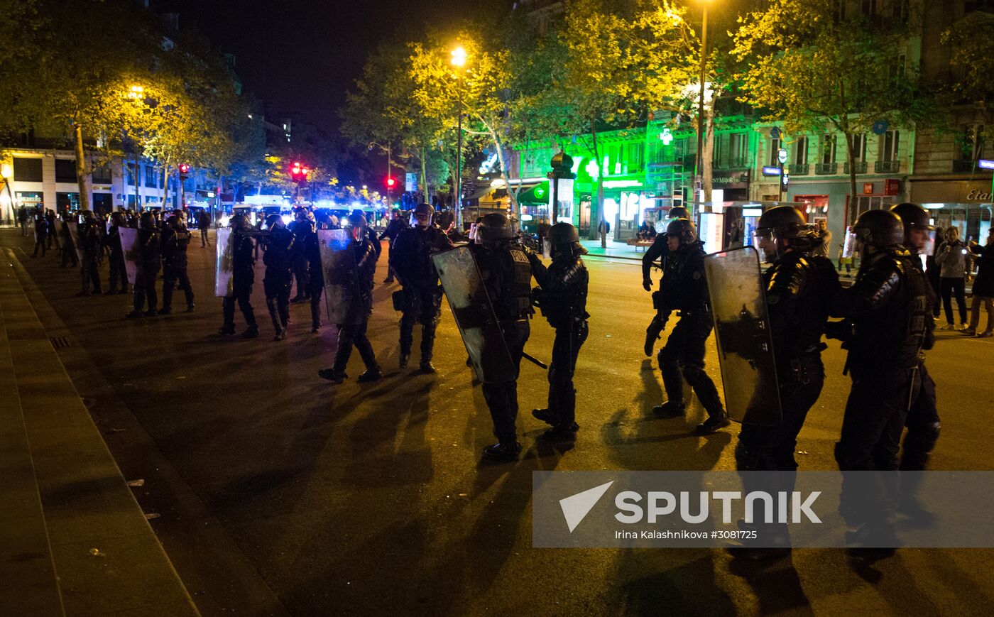 Protests in Paris