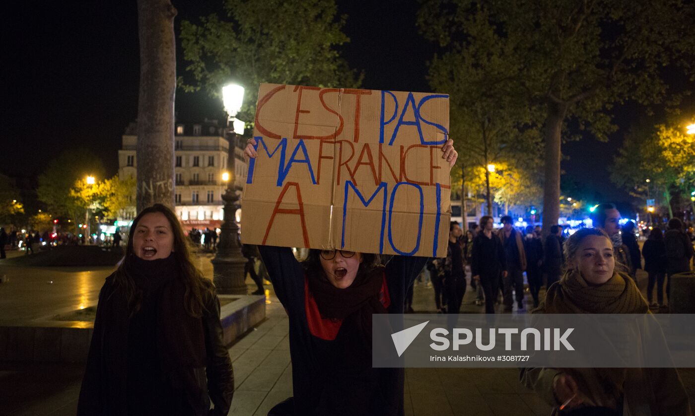 Protests in Paris