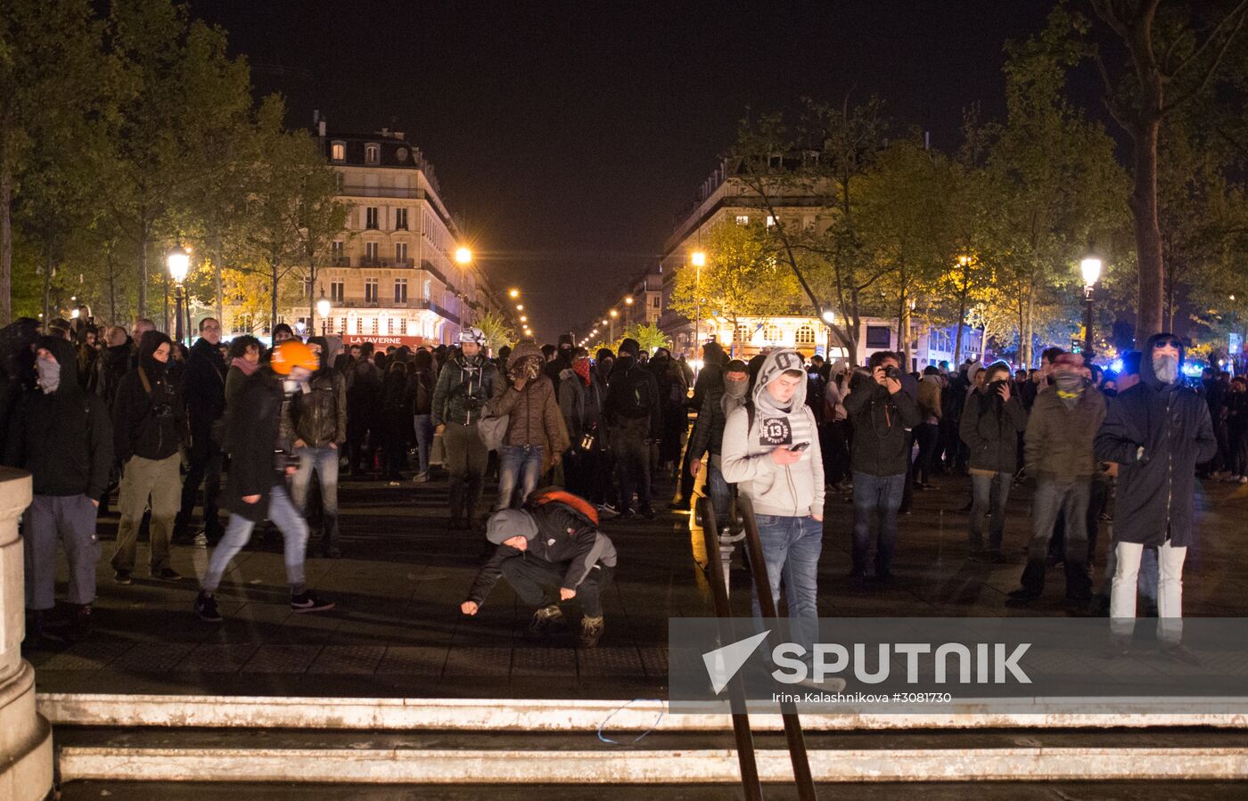 Protests in Paris