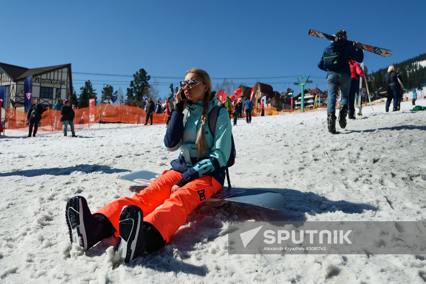 Sheregesh ski resort in Kemerovo Region