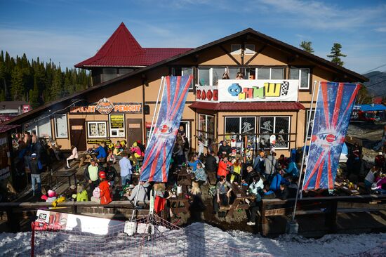 Sheregesh ski resort in Kemerovo Region