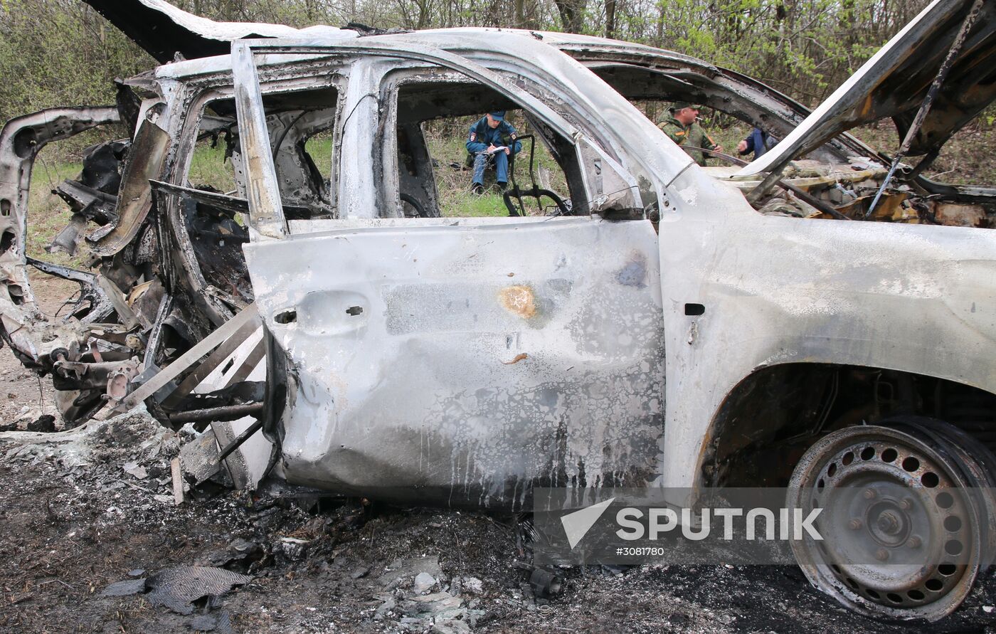 OSCE staff member killed in car explosion in Lugansk region