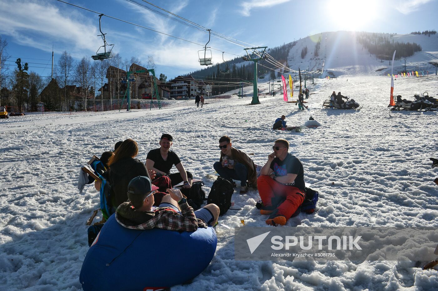 Sheregesh ski resort in Kemerovo Region