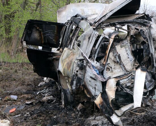 OSCE staff member killed in car explosion in Lugansk region