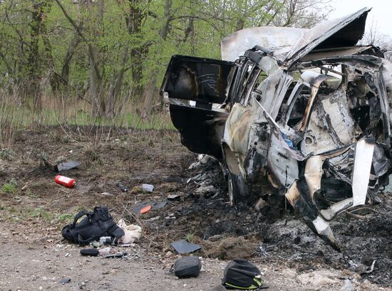 OSCE staff member killed in car explosion in Lugansk region