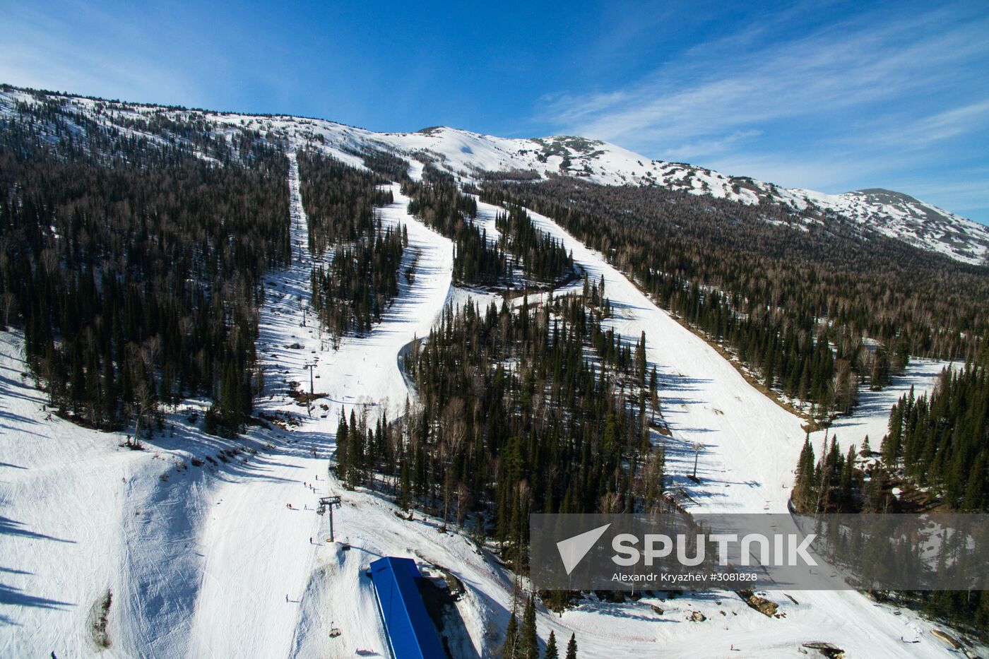 Sheregesh ski resort in Kemerovo Region