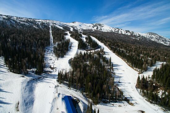 Sheregesh ski resort in Kemerovo Region