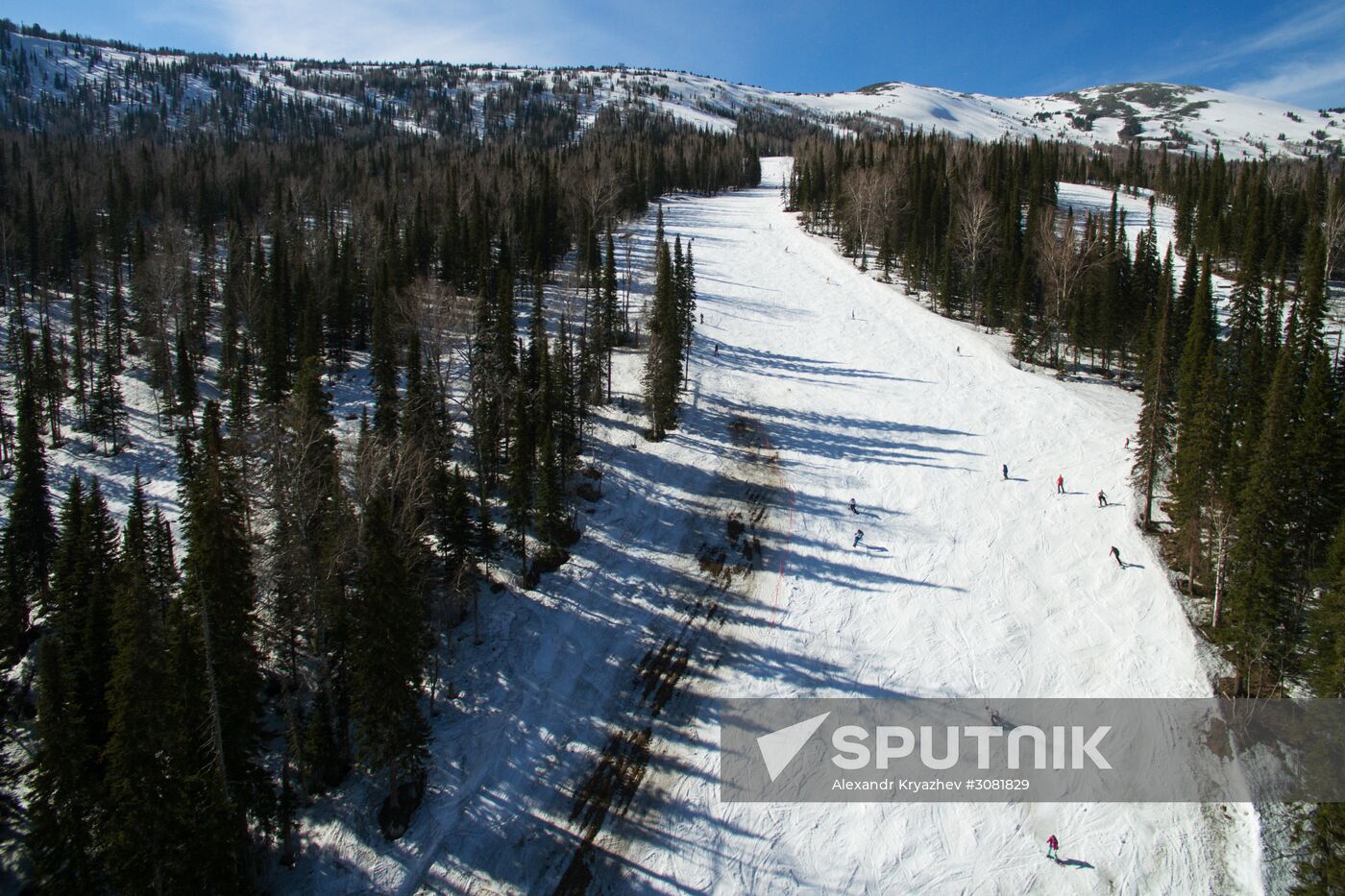 Sheregesh ski resort in Kemerovo Region