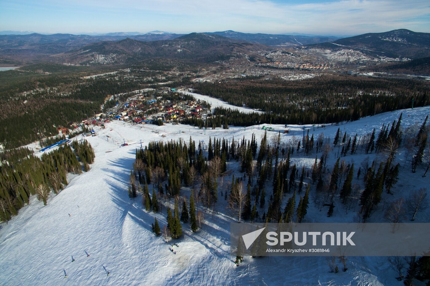 Sheregesh ski resort in Kemerovo Region