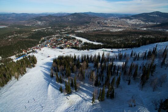 Sheregesh ski resort in Kemerovo Region