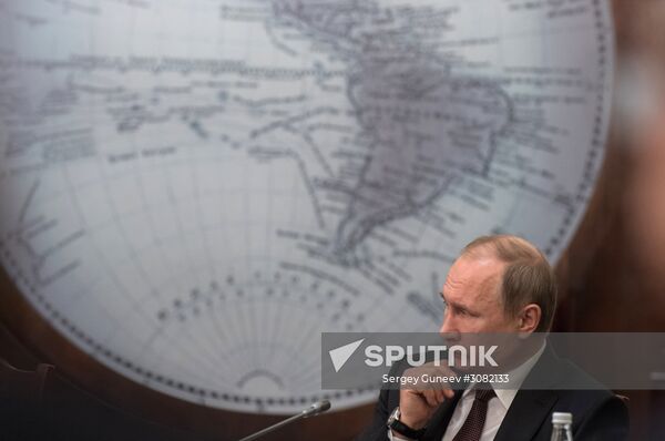 President Vladimir Putin visits St.Petersburg