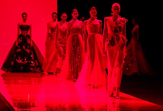 Fashion show by designer Anastasia Zadorina