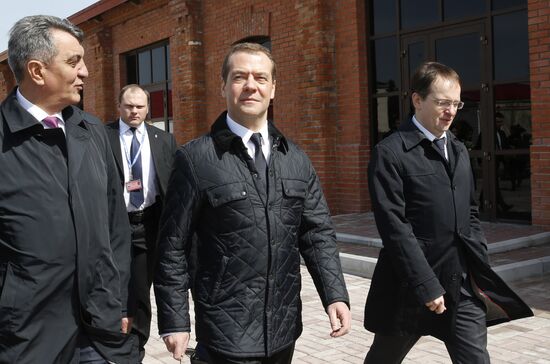 Dmitry Medvedev visits Omsk
