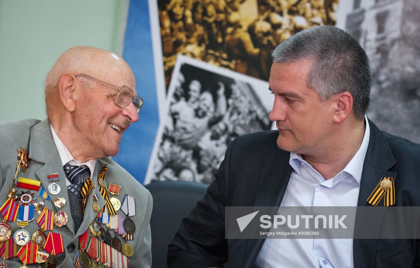 Great Patriotic War veteran Nikolai Oleinikov from Crimea