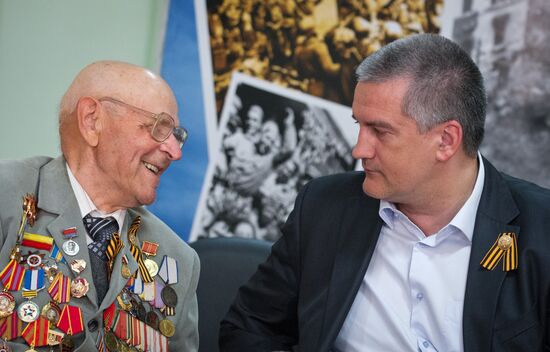 Great Patriotic War veteran Nikolai Oleinikov from Crimea