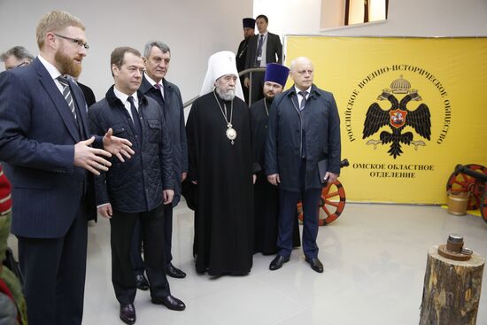 Dmitry Medvedev visits Omsk