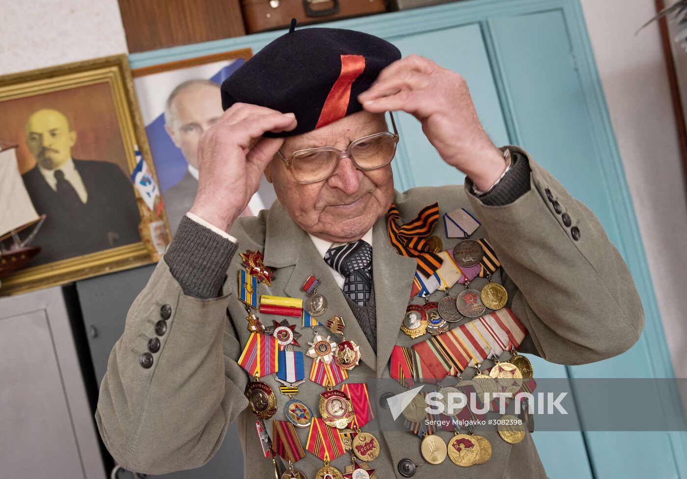 Great Patriotic War veteran Nikolai Oleinikov from Crimea