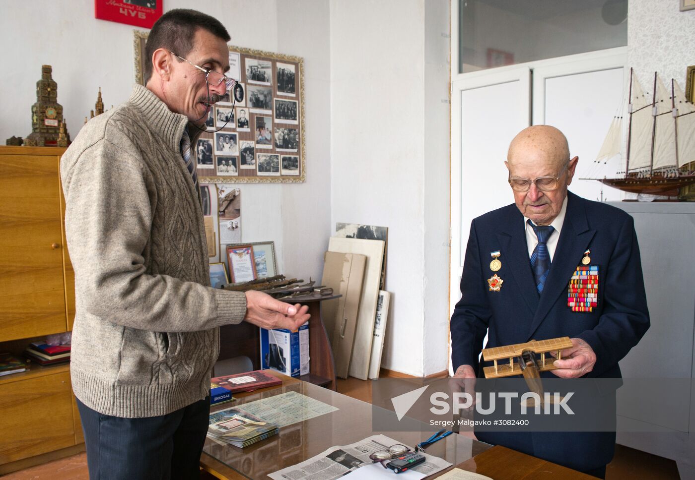 Great Patriotic War veteran Nikolai Oleinikov from Crimea