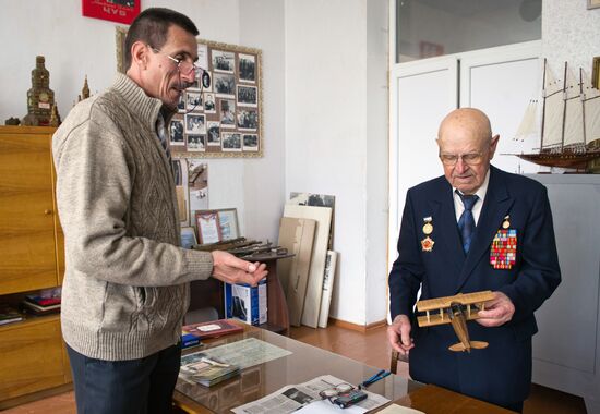 Great Patriotic War veteran Nikolai Oleinikov from Crimea