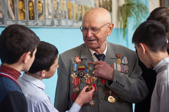 Great Patriotic War veteran Nikolai Oleinikov from Crimea