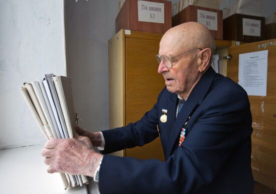 Great Patriotic War veteran Nikolai Oleinikov from Crimea