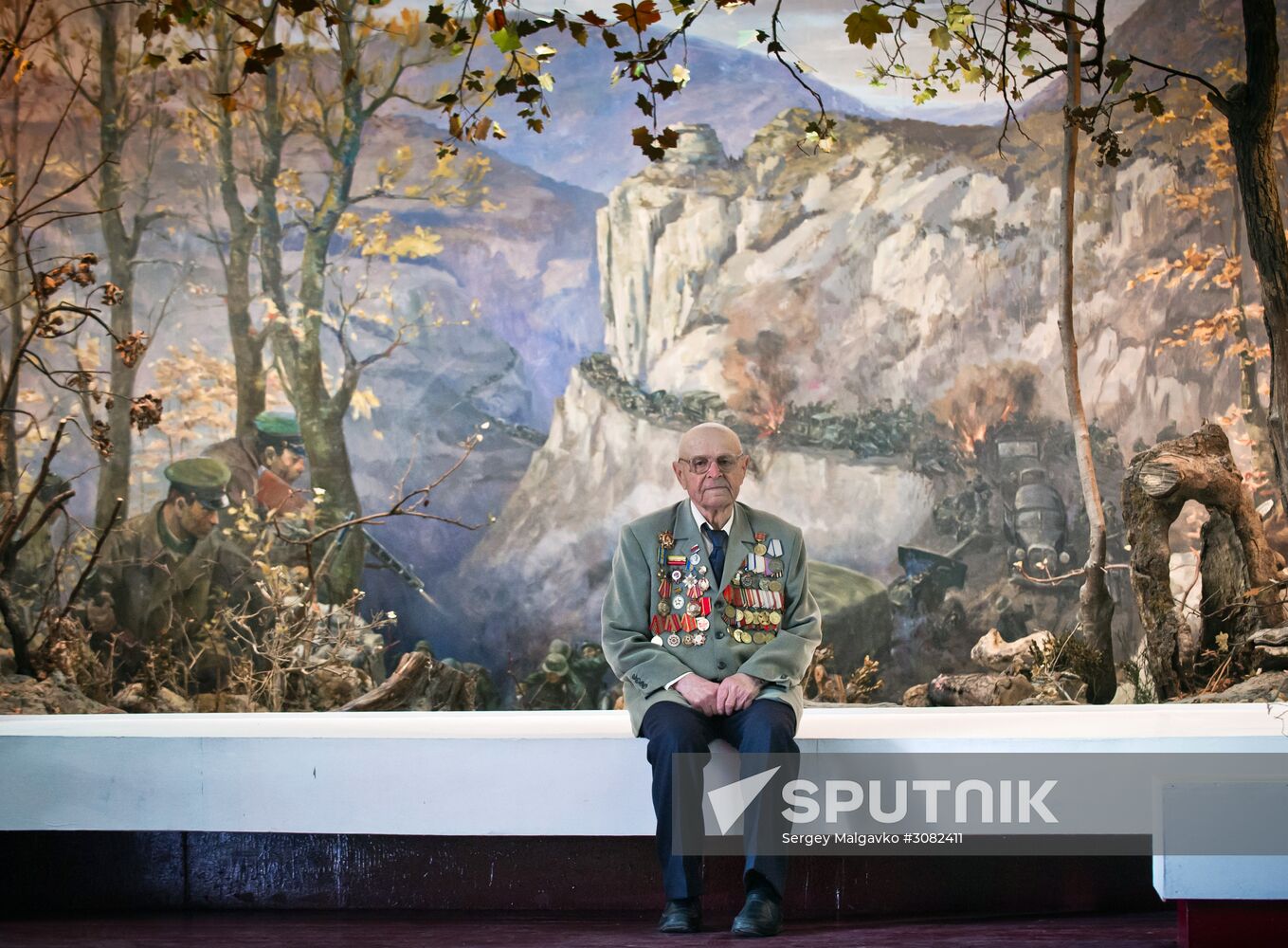 Great Patriotic War veteran Nikolai Oleinikov from Crimea