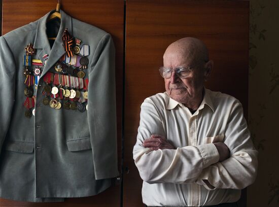 Great Patriotic War veteran Nikolai Oleinikov from Crimea