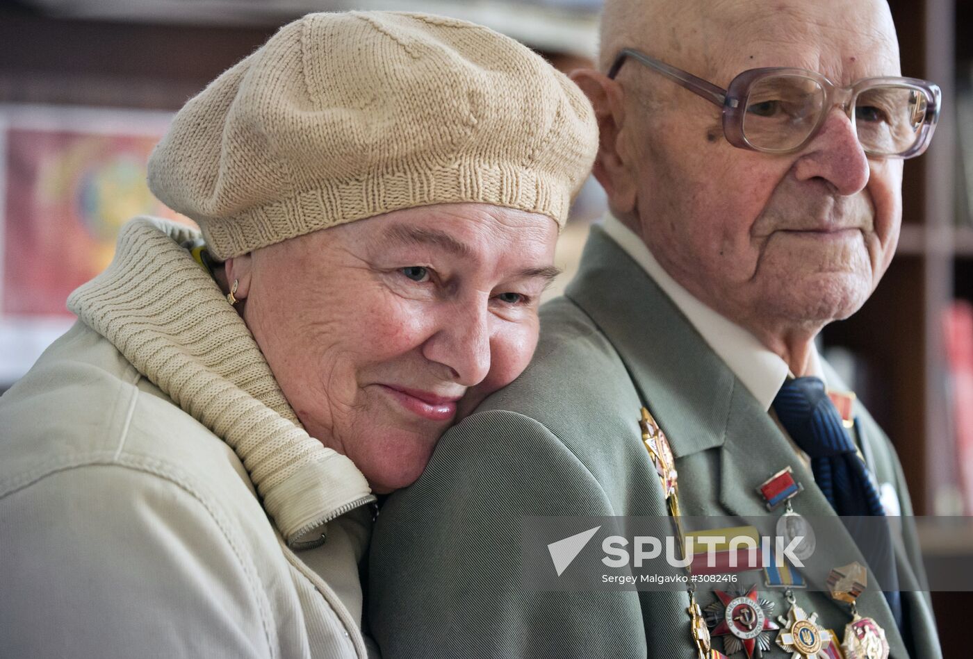 Great Patriotic War veteran Nikolai Oleinikov from Crimea