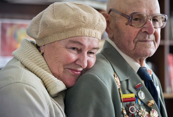 Great Patriotic War veteran Nikolai Oleinikov from Crimea