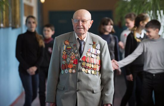 Great Patriotic War veteran Nikolai Oleinikov from Crimea