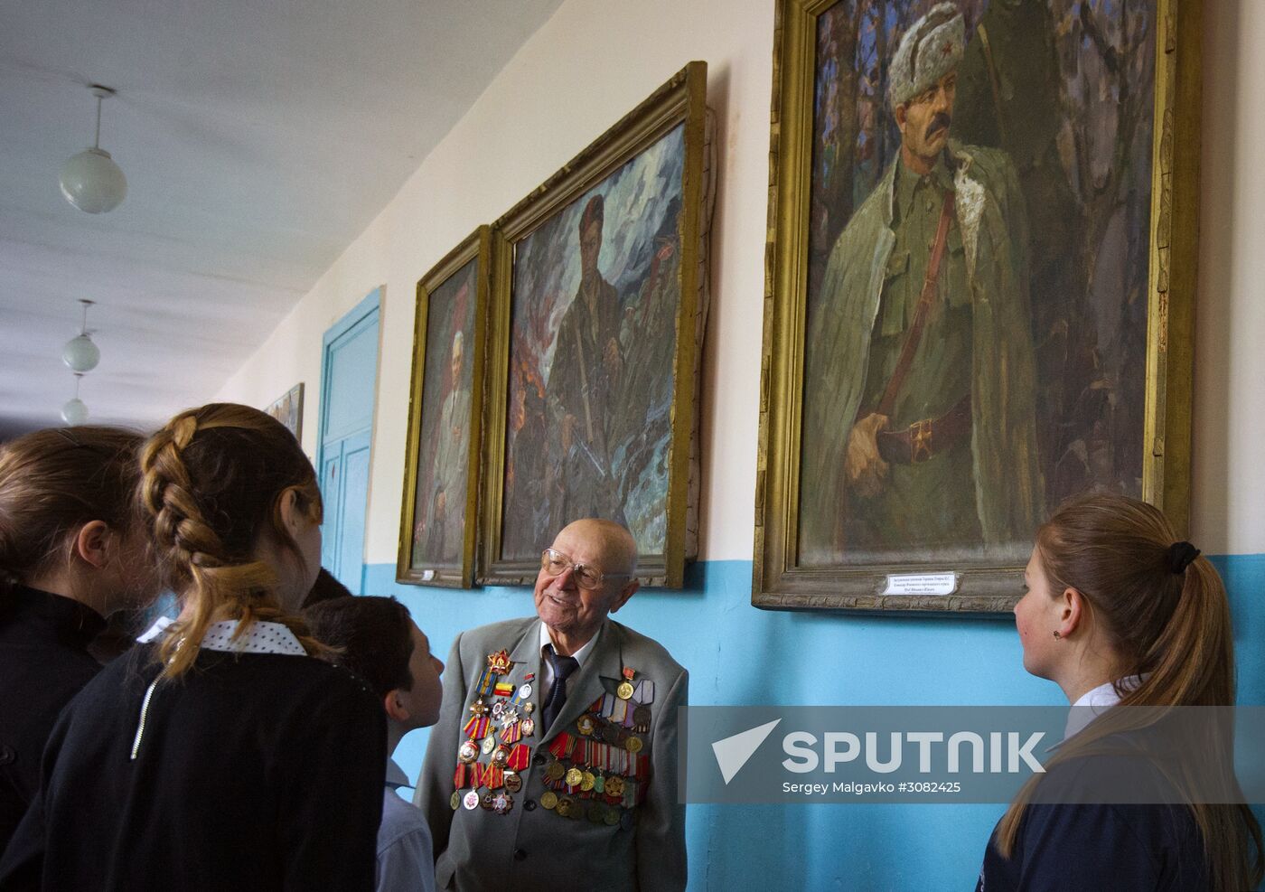 Great Patriotic War veteran Nikolai Oleinikov from Crimea